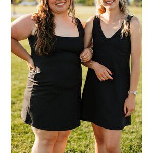 Youer Transform Dress Basic Witch black stretch jersey reversible travel casual